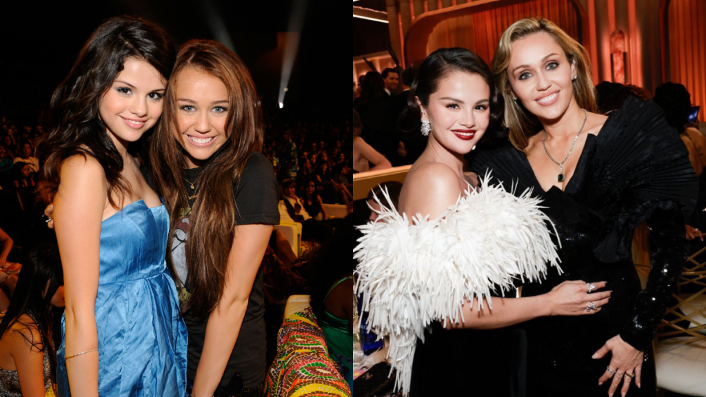 Miley Cyrus y Selena Gomez se reencontraron en los Globos de Oro 2026. El emotivo momento evocó su etapa en Disney y se volvió viral en redes sociales.