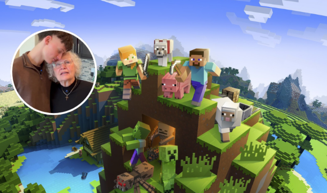 Bajo el seudónimo de "Gramma Crackers", esta abuela se sumergió en el universo de Minecraft con un objetivo noble.