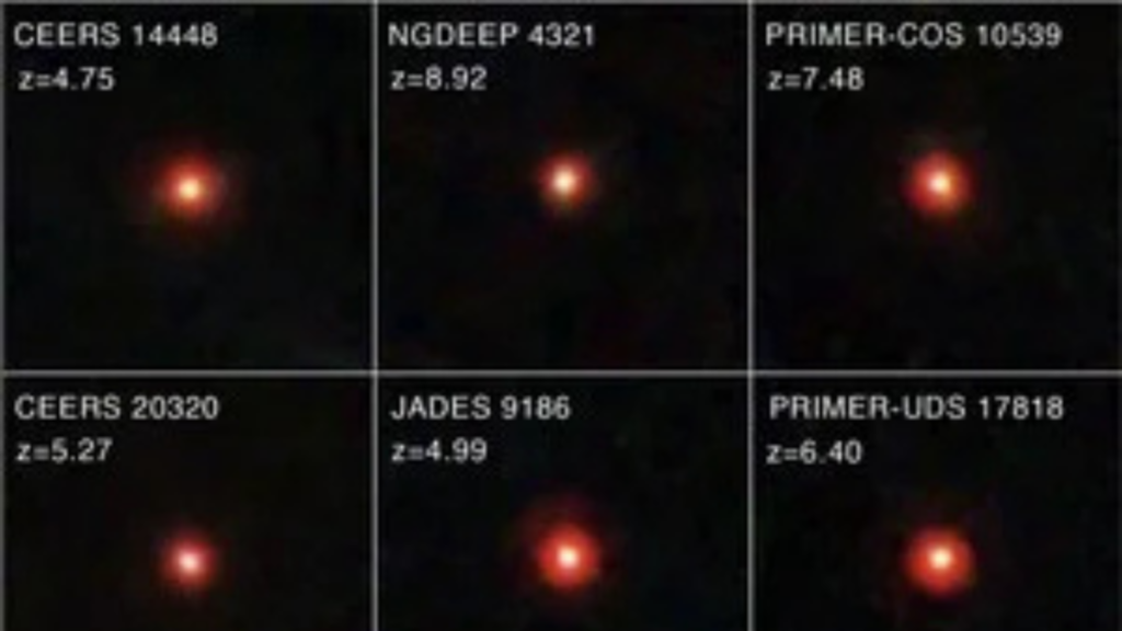 Estudio en Nature publicado el 14 de enero de 2026 propone que los “puntos rojos” son agujeros negros jóvenes