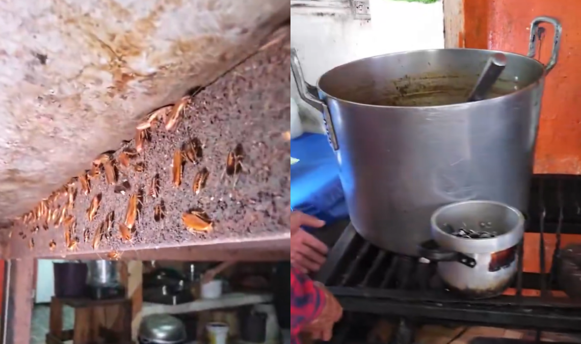 Un local de venta de caldo de salchicha fue clausurado por Arcsa debido a la presencia de plagas e insalubridad.