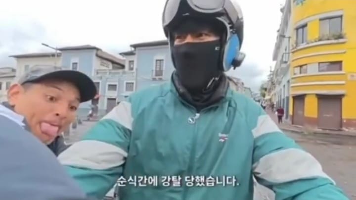 Autoridades capturaron a sospechoso de robo a un influencer coreano en el centro de Quito.