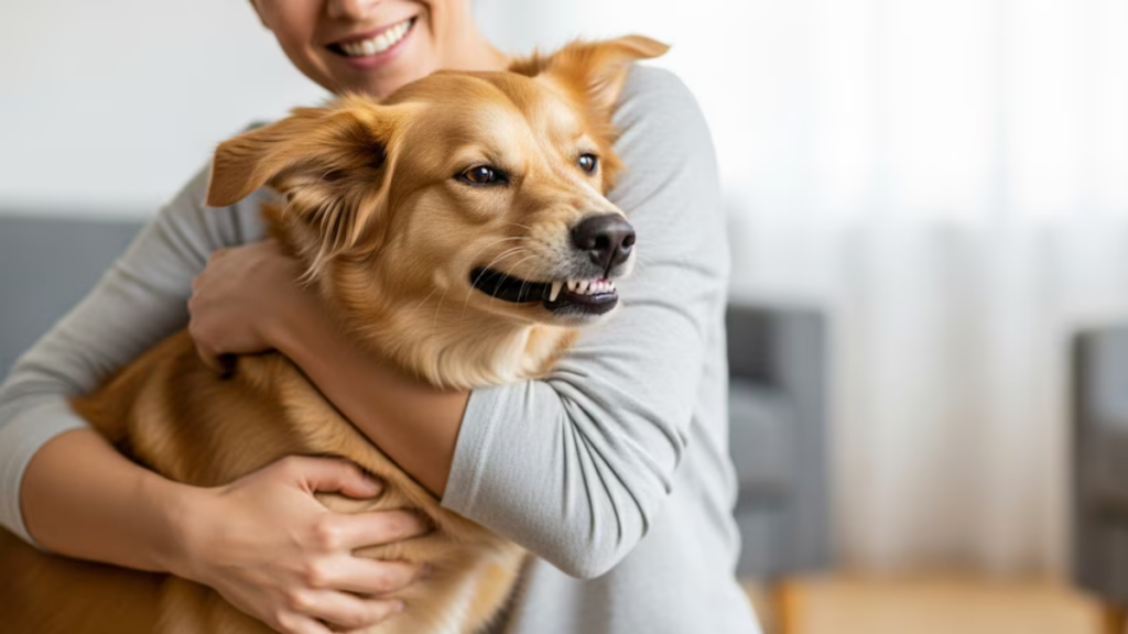 Abrazar a tu perro puede parecer un gesto de cariño, pero expertos advierten que puede causarle estrés silencioso y afectar su bienestar emocional.