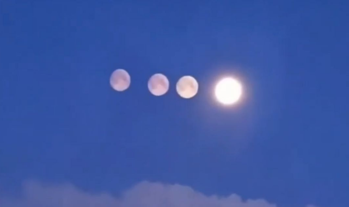 Cuatro lunas sorprendieron en el cielo de Rusia el 1 de febrero. El fenómeno se volvió viral, pero expertos explican que fue un efecto óptico llamado paraselene.