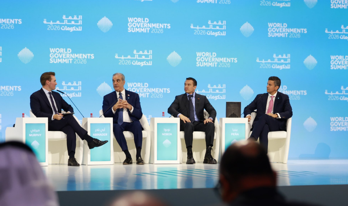 Desde Dubái, el presidente Daniel Noboa desarrolló una intensa agenda diplomática en el marco de la Cumbre Mundial de Gobiernos 2026.
