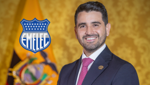 José David Jiménez fue elegido como presidente de Emelec este sábado tras la Asamblea de Elecciones realizada en el estadio George Capwell.