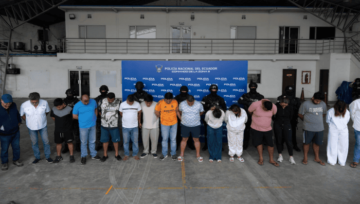 El ministro del Interior, John Reimberg, informó sobre la Operación Costa, que dejó 16 detenidos y una afectación económica de USD 346 millones.