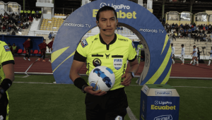 Álex Cajas fue designado como árbitro para el Clásico del Astillero entre Barcelona y Emelec por la fecha 3 de la LigaPro.