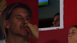 Sebastián Beccacece, técnico de la Selección de Ecuador, asistió al partido entre River Plate y Huracán para observar a Hernán Galíndez, Jordy Caicedo y Kendry Páez.