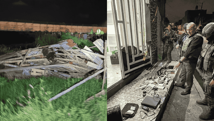 Operativos militares en Durán permitieron desmantelar puntos de vigilancia y un sitio clandestino usado para secuestros por el GDO CK durante la primera noche del toque de queda.