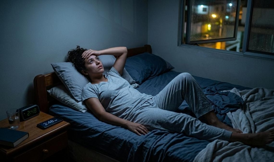 Oculta el reloj puede ser útil para no mirar las hora durante la noche; esto solo aumenta la ansiedad por el tiempo que queda para despertar.