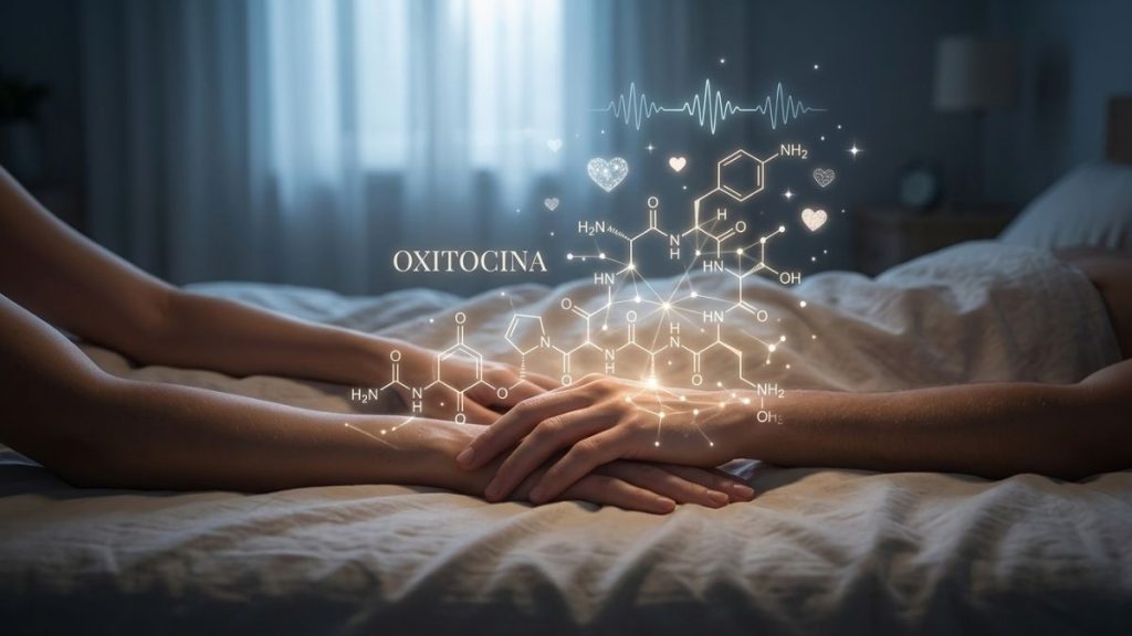 Fomenta la liberación de oxitocina, conocida como la hormona del amor.