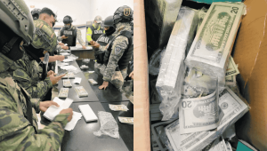 Un operativo en el Terminal Terrestre de Carcelén permitió incautar más de USD 100 mil en dinero falsificado.