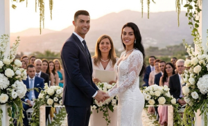 Un año después de anunciar su compromiso con un impresionante anillo, la pareja confirmó que ya son oficialmente marido y mujer.