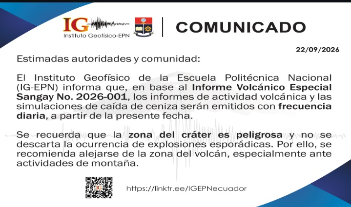 las autoridades instan a la población a evitar acercarse a las inmediaciones del volcán y suspender cualquier actividad de montaña