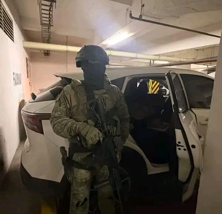 los uniformados intensificaron el rastreo en el sector hasta ubicar el automotor.